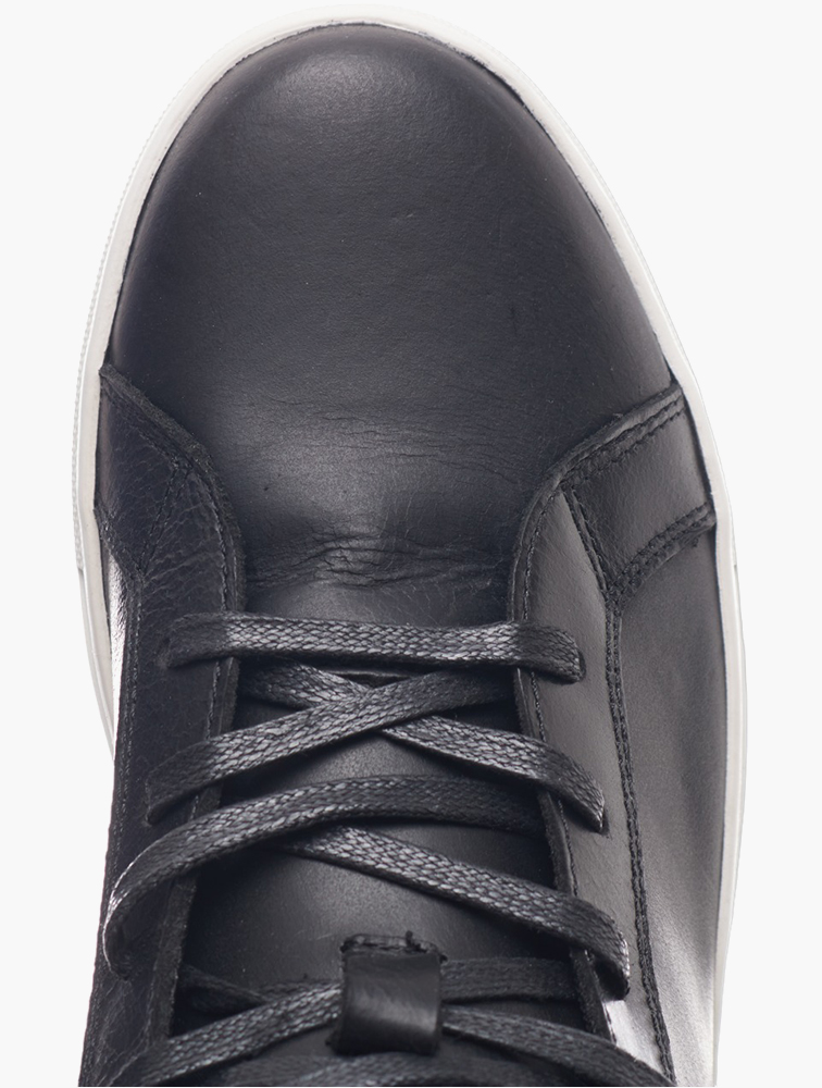MyRunway | Shop Polo Basic High Top Leather Sneaker for Men from